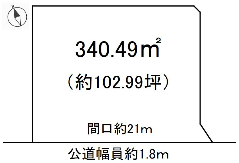 半田市乙川北側町２丁目の土地図