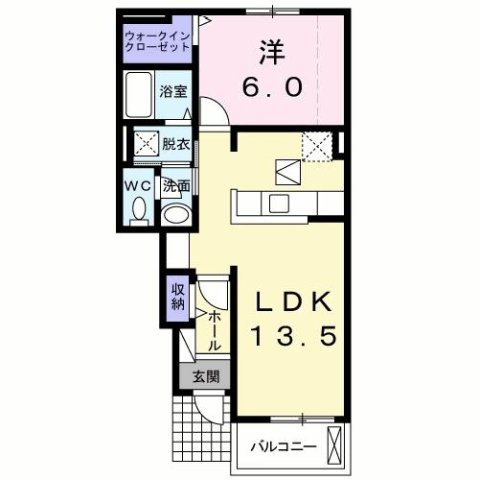 ベル　カンフリエの間取り