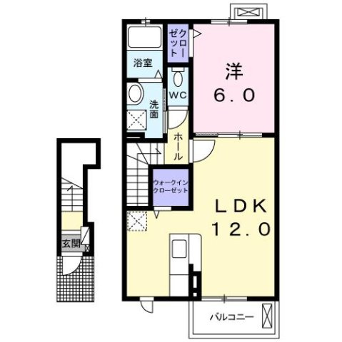 エクセレント・ヴィラ城東Ａの間取り