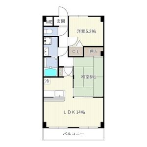 【間取り】 | グランドヒルズ西川