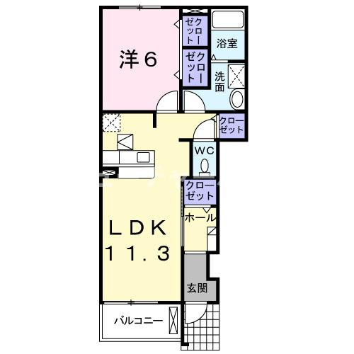 ファシネィション３１１９の間取り