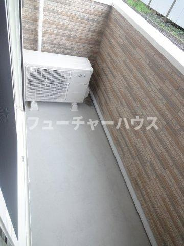 アプローズＡのバルコニー
