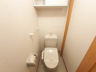 【トイレ】 | リバーストーンＡ | ゆったりとした空間のトイレです