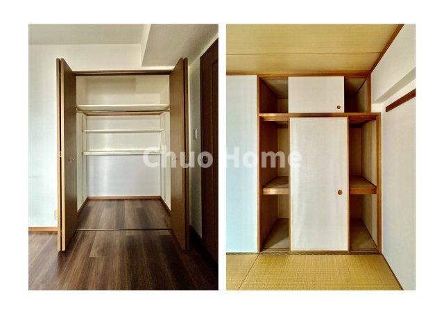 ゼファー一之江の収納|居室にはクローゼットを完備し、自由度の高い家具の配置が叶うシンプルな空間です。お子様の成長と必要になる子供部屋を与えるにはぴったりの間取りですね。