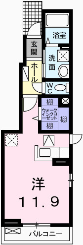 プランドール　Ⅰの間取り