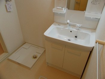 ウッドストックの洗面所
