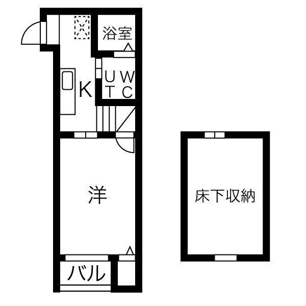 ネオコーポ内田橋の間取り