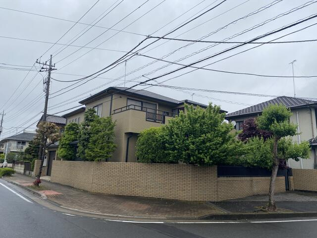 宇都宮市さつき１丁目　４ＳＬＤＫ　中古住宅の前面道路含む現地写真