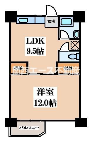 【間取り】 | ビレッジハウス泉北栂タワー