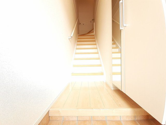 アプリークムＡの玄関|玄関です