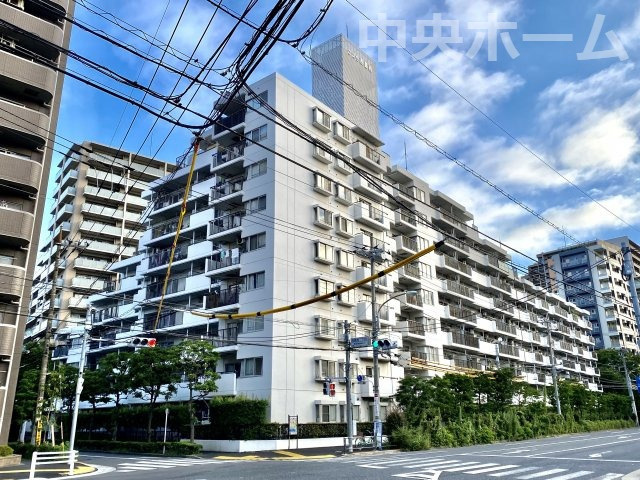コスモ西葛西の外観|外観。ペットの飼育可能マンションです。総戸数：120戸のビッグコミュニティ。