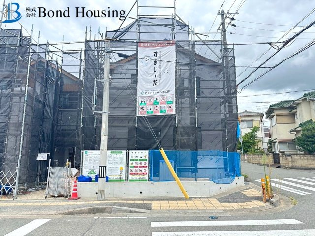 南東角地に付き開放感あり　西明石町2丁目1期　2区画　2号棟の外観