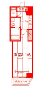 横浜市戸塚区品濃町の賃貸マンションの間取り|使いやすい間取りです♪