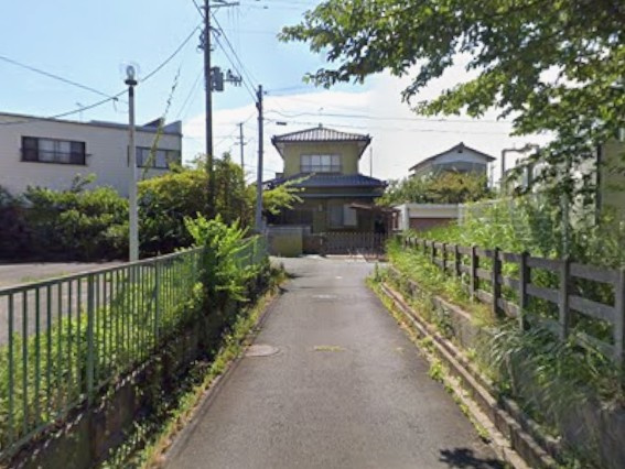 【新築戸建】　いわき市平城東1丁目第1　全15棟　長期優良住宅の前面道路含む現地写真|南側4.97ｍ公道