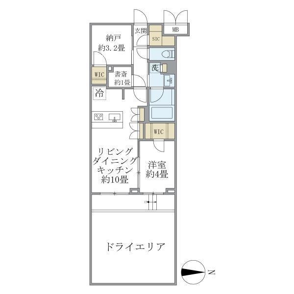 La Perla JiyugaokaⅡの間取り