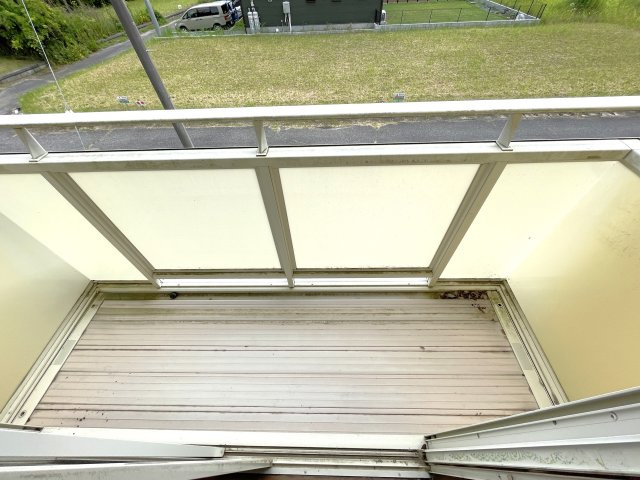 遠藤邸C棟のバルコニー