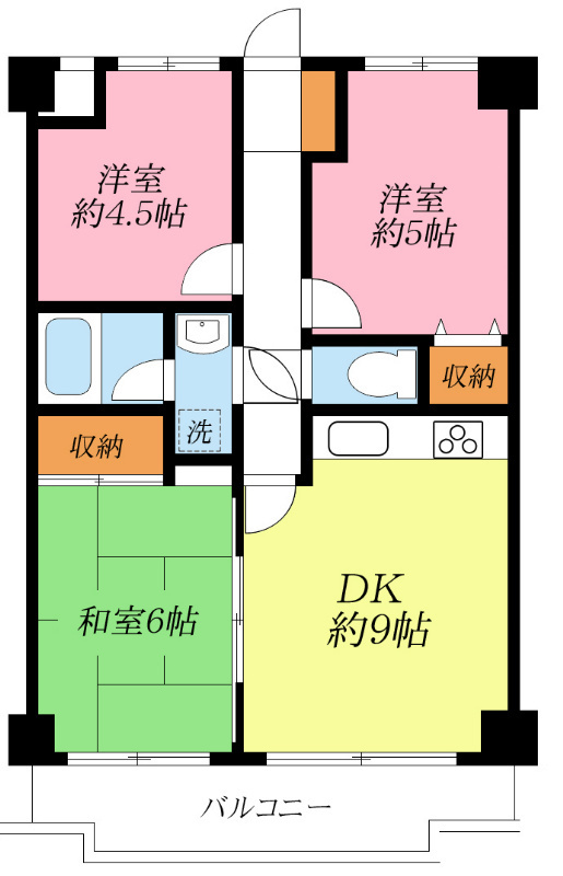 ☆間取り3DK☆