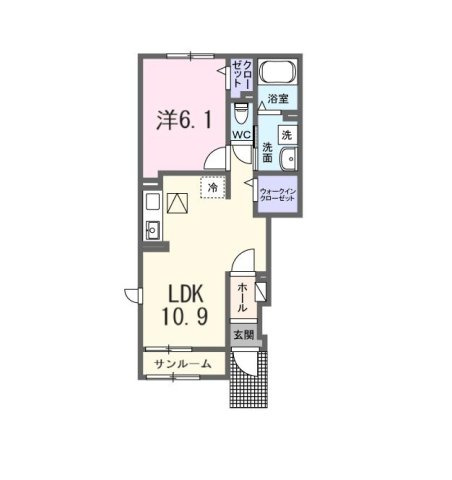 ヴィラやすの間取り
