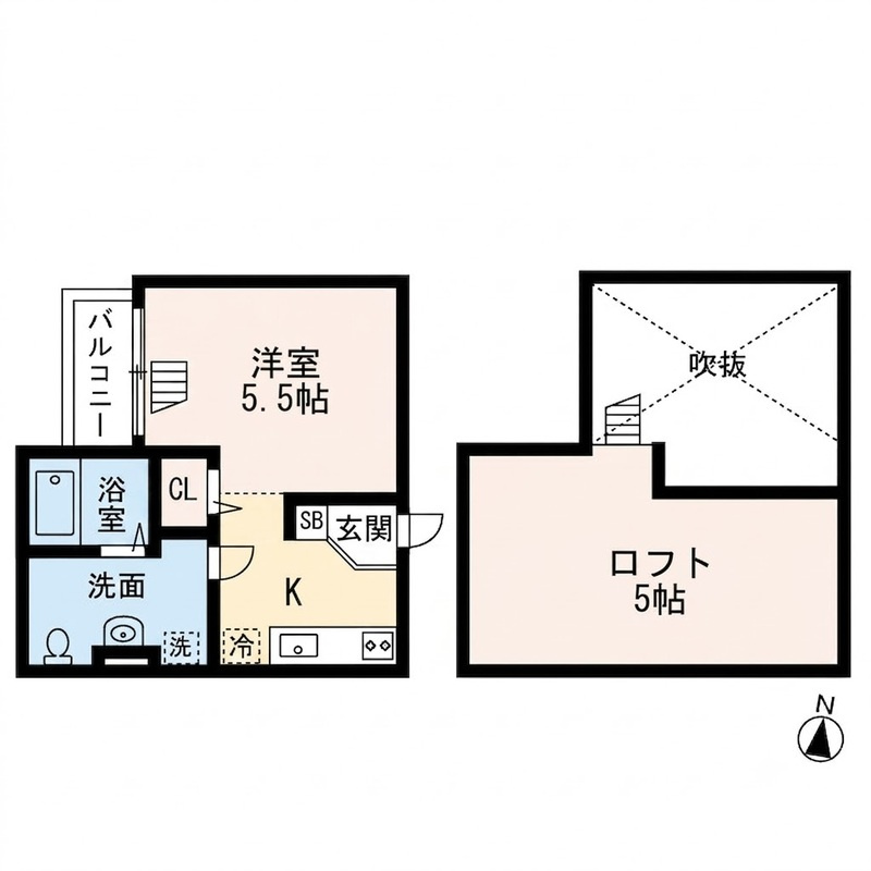 CLOUD鳳の間取り