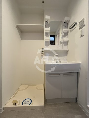 ライブカーサ上新庄の独立洗面台|洗面台