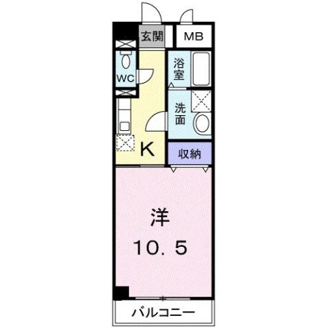 グランディール太田Ａの間取り