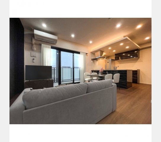 福岡市中央区清川２丁目の賃貸マンションのロビー|リビング/ダイニングモデル家具はイメージです。