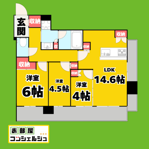 NAGOYA the TOWER(ナゴヤザタワー)の間取り