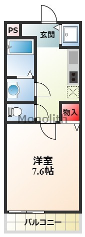 プリヴェイル吉井の間取り