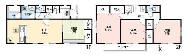 北足立郡伊奈町中央2丁目　中古戸建