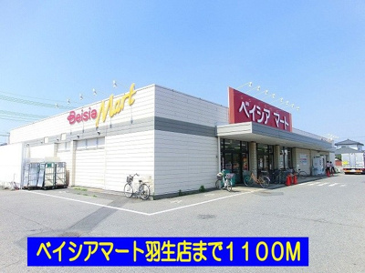 【周辺】 | エクセレントイズミⅠ | ベイシアマート羽生店まで1100m