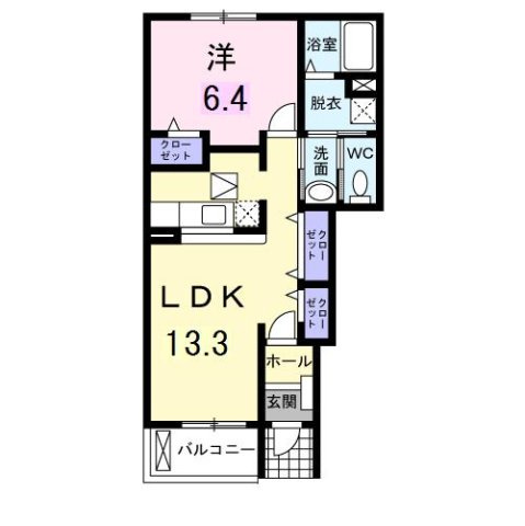 【間取り】 | サンリット福泉