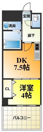 K´ｓスクエア岸和田北町の間取り