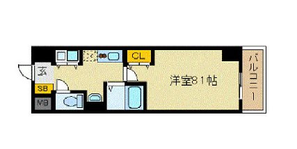 カスタリア三宮の間取り