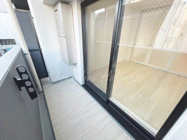 平塚市八千代町の賃貸マンションのバルコニー