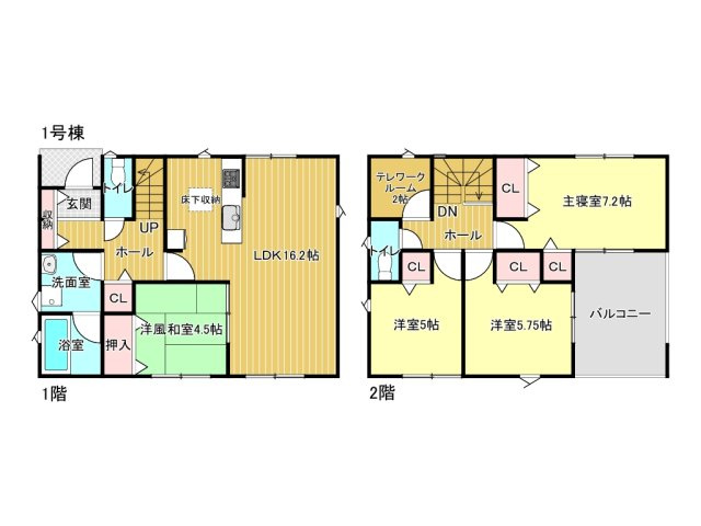 亀山市布気町《1号棟》の間取り