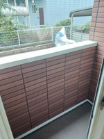 落ち着いた時間を過ごせるバルコニーです