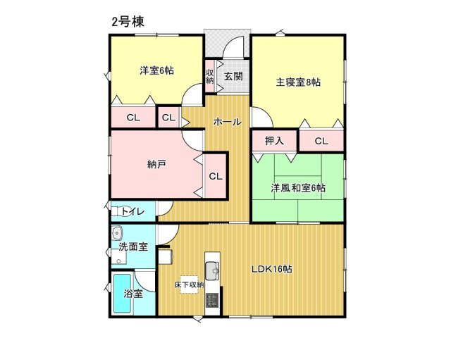 亀山市布気町《2号棟》の間取り