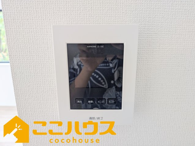 豊見城市金良III　新築戸建て　全10棟　B号棟の設備|録画機能付きTVインターホン