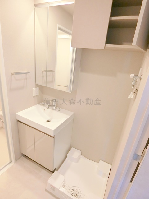 プラウドフラット西蒲田の洗面所|独立洗面台　洗濯機置き場　洗面脱衣所