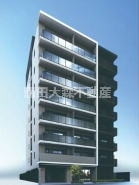 プラウドフラット西蒲田の外観パース