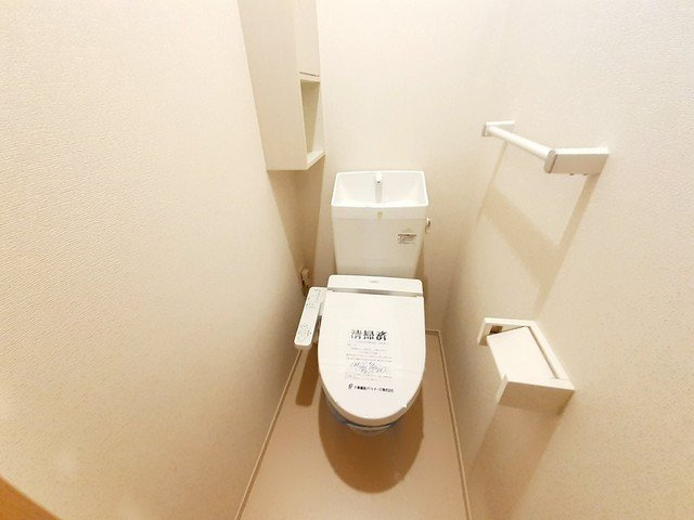 【トイレ】 | フレッシュリーＢ | ゆったりとした空間のトイレです
