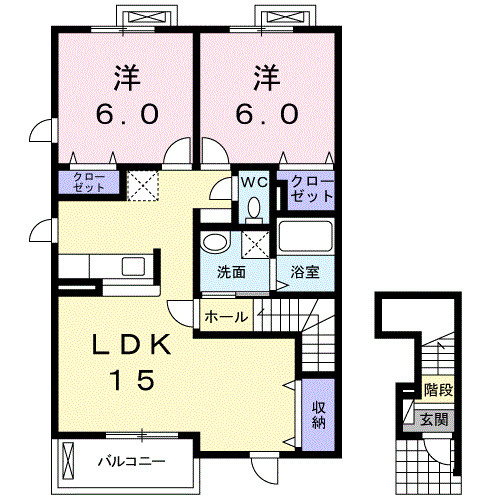 【間取り】 | クレストコートⅡ