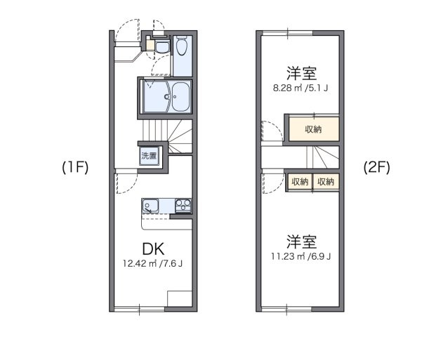 代表的な間取のため実際の間取とは異なる場合があります