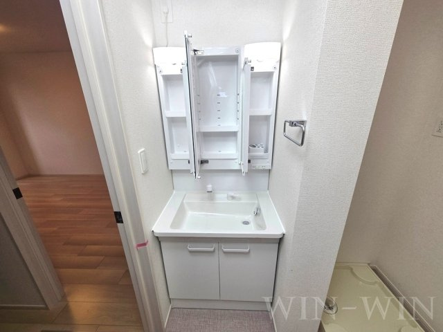 ブルーガーベラの独立洗面台