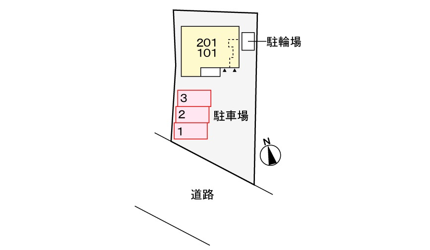 ブルーガーベラの区画図