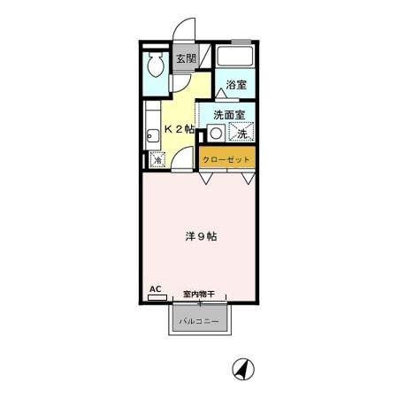 コンフォート宮町の間取り