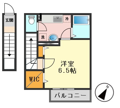 RIVER SIDE MOON HONDENの間取り