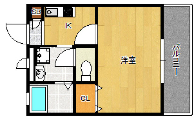 アムールRocouの間取り