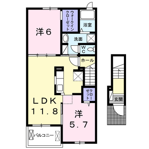アルカディアの間取り