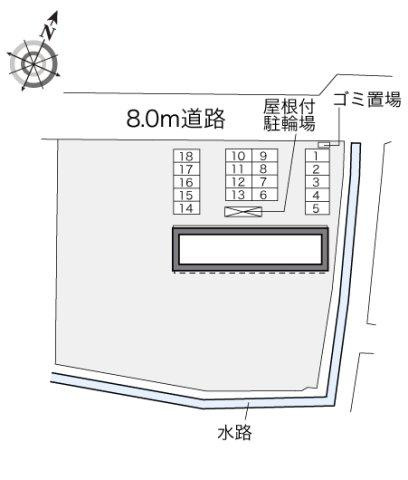 レオパレス金倉Ⅱの区画図